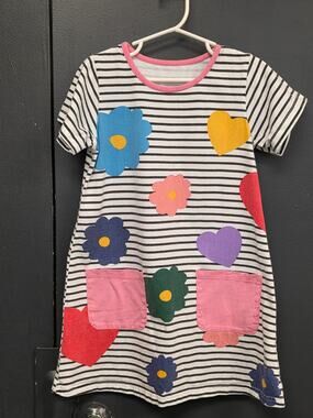 GIRLS COLORFUL DRESS 1023